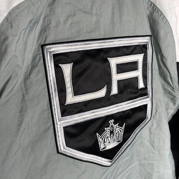 New Starter Los Angeles Kings Pullover Jacket Mens Size Large Rare NHL Hockey LA - Picture 8 of 9